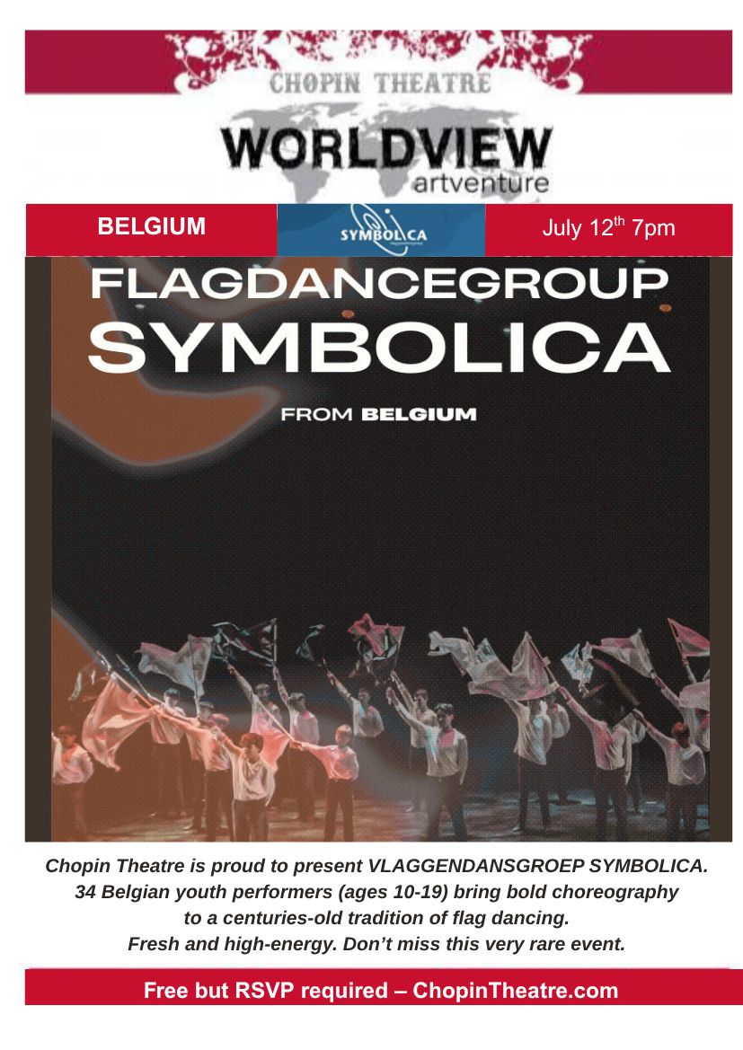 Poster - Vlaggendansgroep Symbolica in Chicago